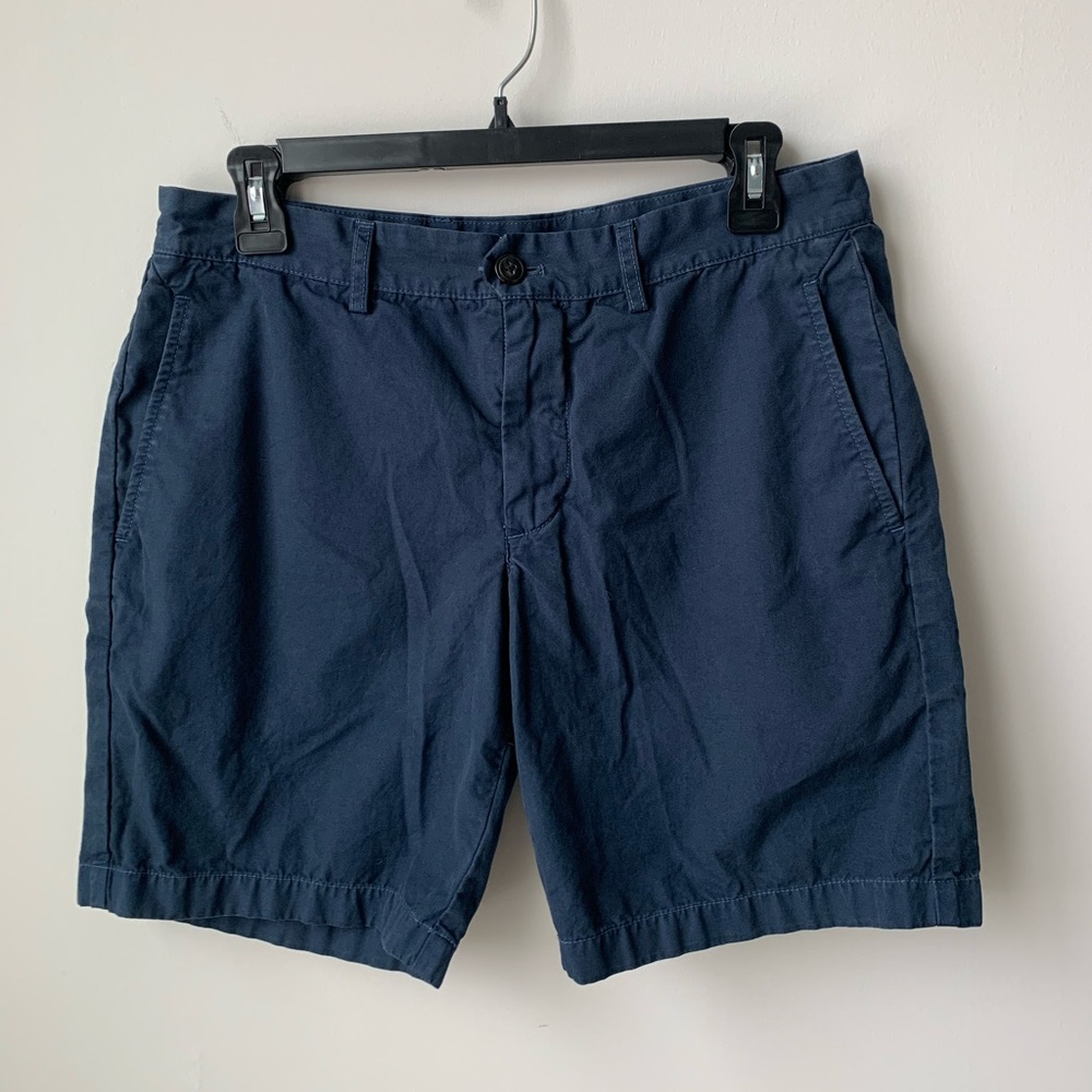 Dark Blue Casual Everyday Shorts